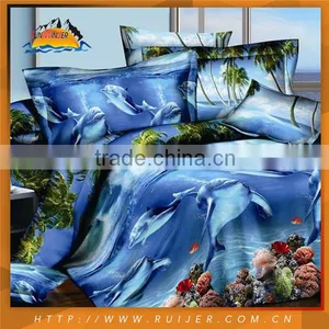 Hot Sale Reactive Printing Floral Design Quilt Cover 3D thumbnail-5