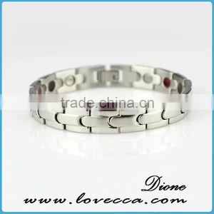 Stainless Steel/tungsten/silicone/ Titanium Magnetic Bracelet Health Care thumbnail-4