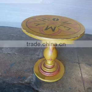 PAINTED ROUND TABLE thumbnail-1
