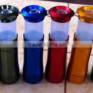 Cheaper Sales Promotion High Power 1W Zoom Torch & Camping Lantern 2 in 1 Hanging Lantern thumbnail-2