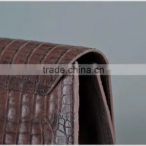Ladies Party Genuine Leather Clutch Purse Crocodile Skin Handbags Chinese Clutch Bag thumbnail-4