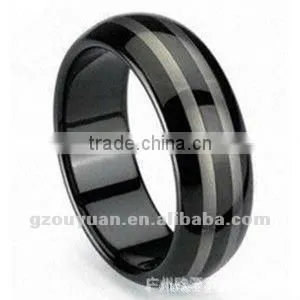 Men's Laser Tungsten Ring thumbnail-1