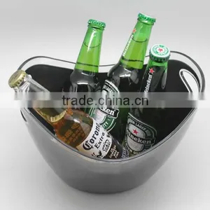 8L Plastic Double Color Ice Bucket for Bar Wholesale and Promotion thumbnail-2