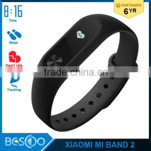 2016 Original Xiaomi Mi Band 2 Miband Wristband Bracelet With Smart Heart Rate Fitness Touchpad OLED Screen Mi Band 2 thumbnail-1