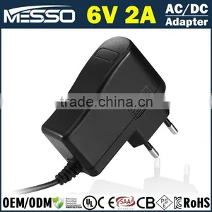 6V 2A Adapter 12W Led Lighting Light Lamp Bulb Strip Flashlight AC DC Power Adapter thumbnail-2