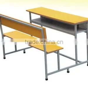 Cheep Detachable 2-person Desk & Chair School Furniture A-130 thumbnail-6