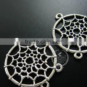 28*33mm Antiqued Silver Indian Dream Catcher Net Spider Meb DIY Pendant Charm Supplies Findings 1820277 thumbnail-4