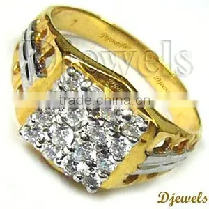 0.71 Ct. Diamond Gent Ring, Engagement Diamond Ring, Wedding Gent Ring, thumbnail-3