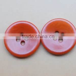 4 Holes Fancy Red Natural Corozo Nut Buttons for Lady's Clothing thumbnail-1