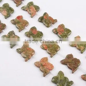Unakite, Gemstone Beads,semi-precious Stone Beads thumbnail-1