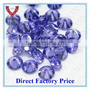 Brilliant Lavender Cubic Zirconia Round Shape 6.00mm CZ thumbnail-1