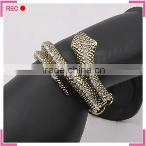 Bangles and Bracelet Jewelry for Party, Snake Shaped Gemstone Bangle thumbnail-4