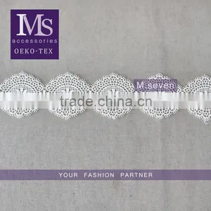 Classical Fashion Polyester Lace Trim Net Embroidery Lace Trimdecorative Lace Trim thumbnail-1