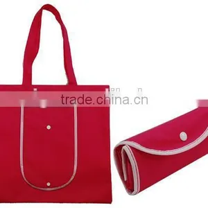 BSCI Audit Factory Fold Away Bag/bag That Folds Into a Pouch/foldable Shopping Bag thumbnail-1