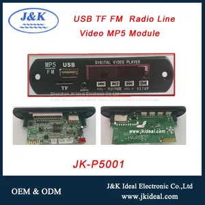 FM Radio Usb Mini sd Car Mp3 Mp4 Mp5 Video Player Module thumbnail-1