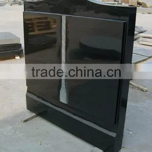 Double Heart Shaped Headstone Laizhou Tombstone thumbnail-1