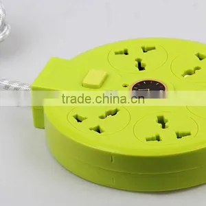 Wholesale New Style British Plug Socket Outlet Electric Switch Round Shape thumbnail-2