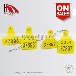 Yellow Ear Tag78*56 mm TPU Material Ear Tag thumbnail-4