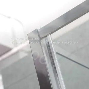 New Sunzoom Sexy Simple Shower Room Square Framed Shower Door thumbnail-5