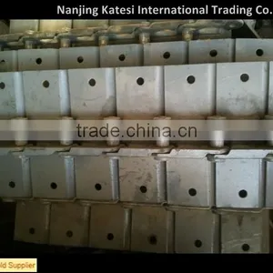 Takeuchi TB23R Steel Track Assembly Takeuchi TB153FR TB250 Steel Track Shoe Assembly Takeuchi Undercarriage Parts thumbnail-3