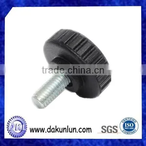 Round Knurled Thumb Screw Black Knob Thumb Screw thumbnail-1