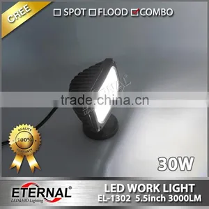 5.5in 30W Rectangle Led Driving Light Hi-low Beam 3 Wire Out for 4x4 Jeep Off-road Powersports Motorsports ATV UTV SUV thumbnail-3