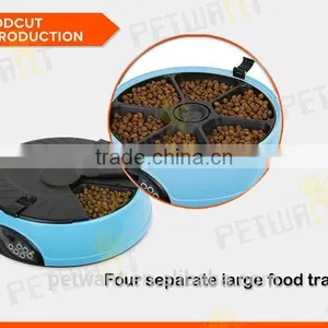 Time Programmable 6 Meals Automatic Dog Cat Animal Feeders thumbnail-3
