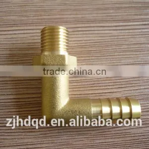 Forged Brass Male Thread Elbow Hose Barb Fittings thumbnail-3