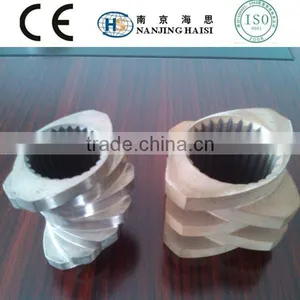Nanjing Haisi Bimetallic Screw and Barrel for Plastic Extruder thumbnail-1