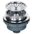 PJ-915 140MM, STAINLESS STEEL STRAINER WITH DOUBLE WASTE COLLECTION thumbnail-1