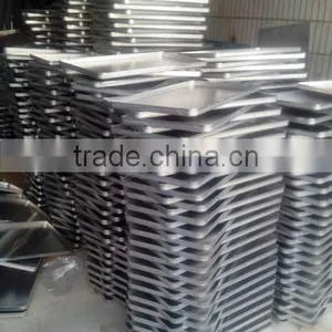OEM ODM Factory Supply Top Quality Custom Sheet Aluminum Metal Tray for Seafood Fast Frozen Processing thumbnail-3