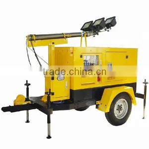 4kw to 12kw Mobile Diesel Generator Light Tower thumbnail-1