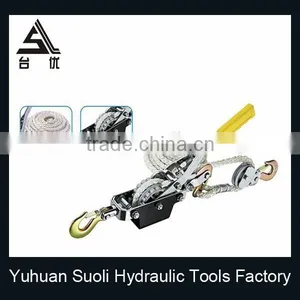 Manufacturing 4T Portable Cargo Puller With Double Gear Triple Hook thumbnail-3