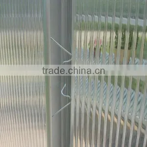 Anodized Aluminium Frame Polycarbonate GreenhouseHX75114-1 thumbnail-5