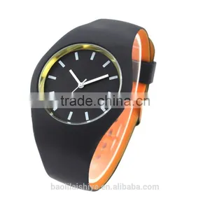 2017 New Style 5ATM Waterproof Silicone Chain Bracelet Watch thumbnail-4