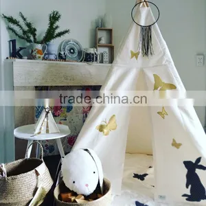 2016 New Fashion CE Certified Kids Teepee Indian Tent Tipi Tunnel Wigwam Teepees for Wholesale thumbnail-4