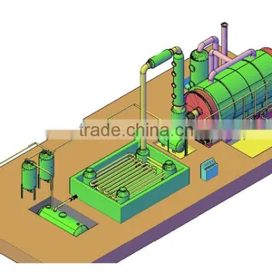 2016 New Style 10ton Plastic to Diesel Refinery Plant Saving Fuel thumbnail-2