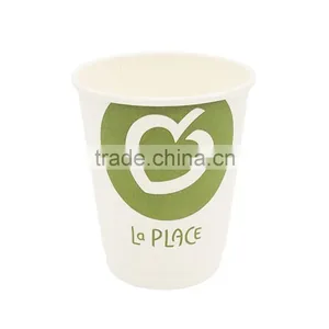 High Quality Logo Printed Disposable Paper Coffee Cups thumbnail-6