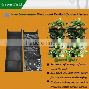 Green Field Waterproof Vertical Wall Gardening Planter thumbnail-1