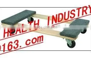 Vinyl Coating Red Panel Mover WITH 3 UPRIGHTS FOR MOVING MATTRESS AND PLYWOOD ,GLASS ,DOORS thumbnail-3