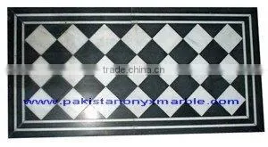 Polished Marble Medallion, Natural Marble Medallion, Water-jet Marble Medallion/ Marble Mosaic thumbnail-1