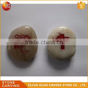 Wholesale Souvenir Carve Word Decoration Granite Cobble thumbnail-1