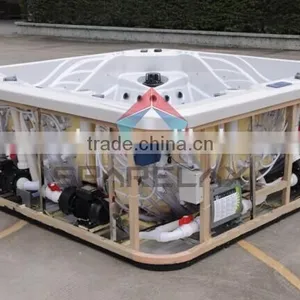 Newest European Model 4-5 Person Outdoor Spa/ Hot Tub/ Massage Pool Outdoor Spa Hot thumbnail-5
