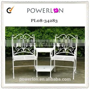 Classic Luxury Garden Metal Double Deck Outdoor Chair thumbnail-1