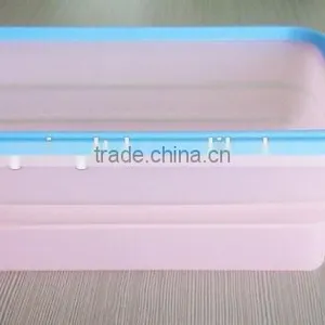 Collapsible Silicone Bento Lunch Salad Picnic Box Bpa Free Easy Carry thumbnail-6