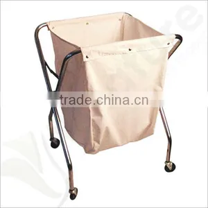 Laundry Clothes Basket Washing Wheels Cart Replacement Net Only thumbnail-1