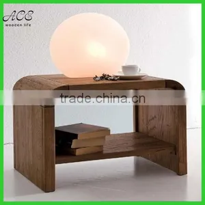 Solid Wood Bedside Table/ Wooden Bedside Table thumbnail-1