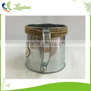 Antique Garden Decorative Metal Mini Little Small Kids Watering Can With Handle Garden Storage Watering Pot thumbnail-6