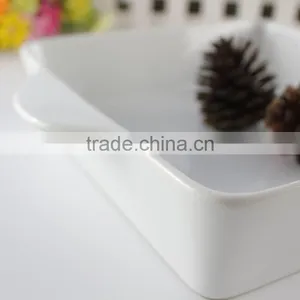 Hospitality Hotel Supply Ceramic Baking Dish Custom Logo Bakeware thumbnail-5