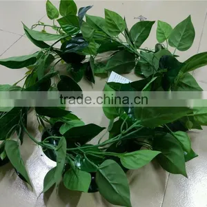 SJ0601027 Guangzhou Factort Wholesale Fake Leaves Vine Plastic Artificial Flowers Vine thumbnail-1